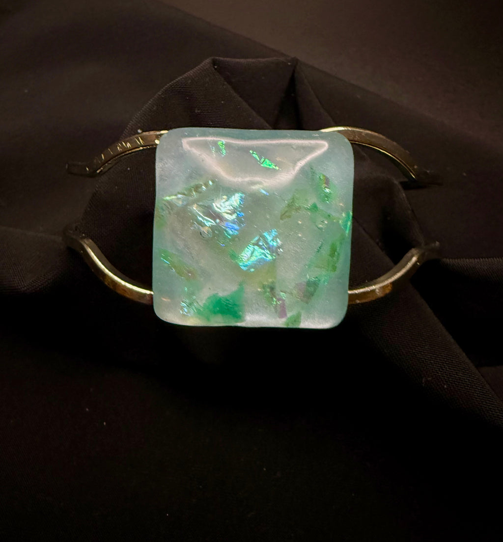 Light Green Resin Bracelet