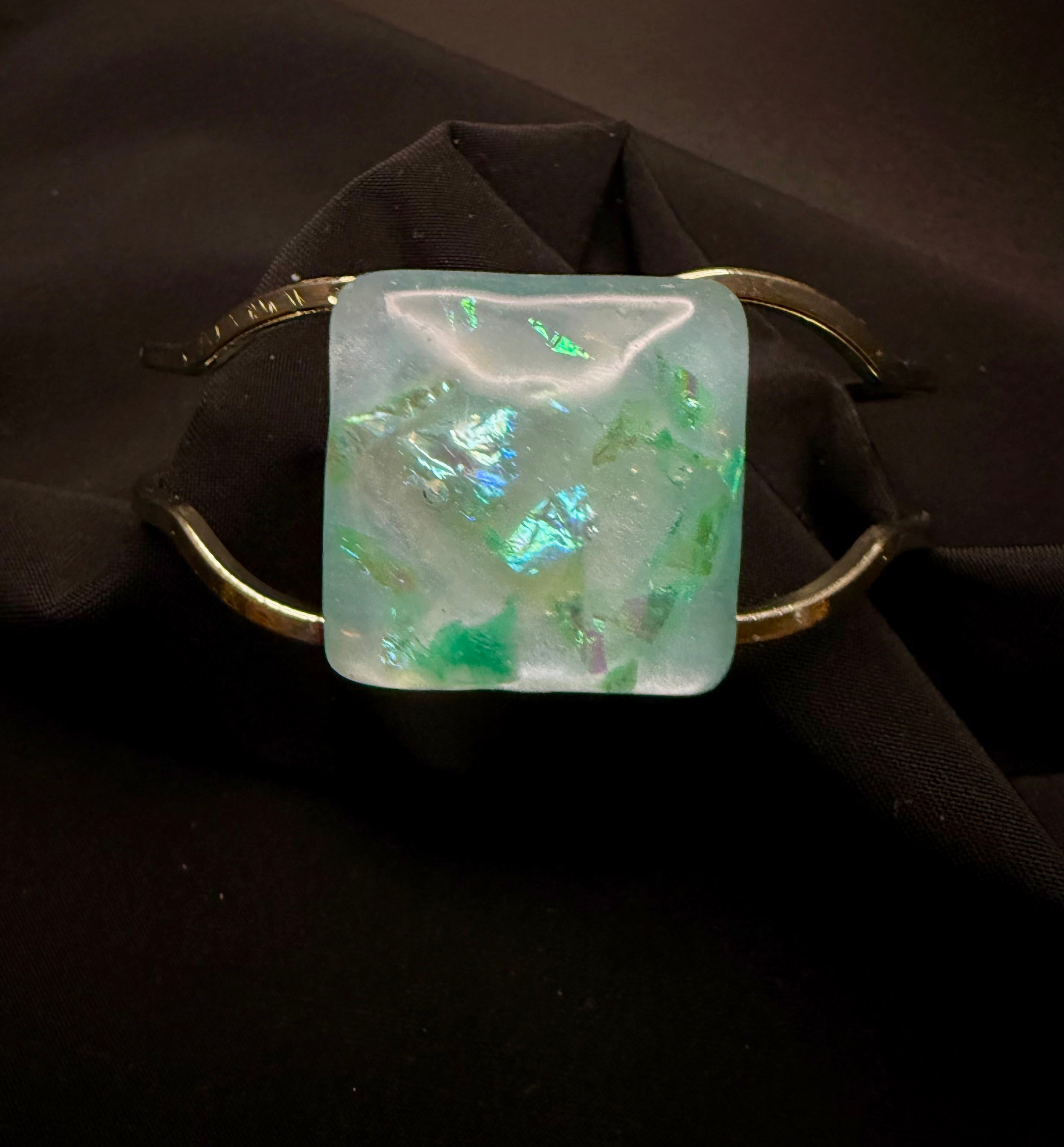 Light Green Resin Bracelet