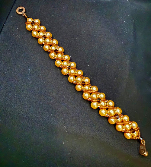 Brown Pearl Bracelet