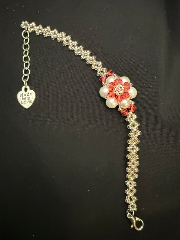 Crystal Flower Bracelet