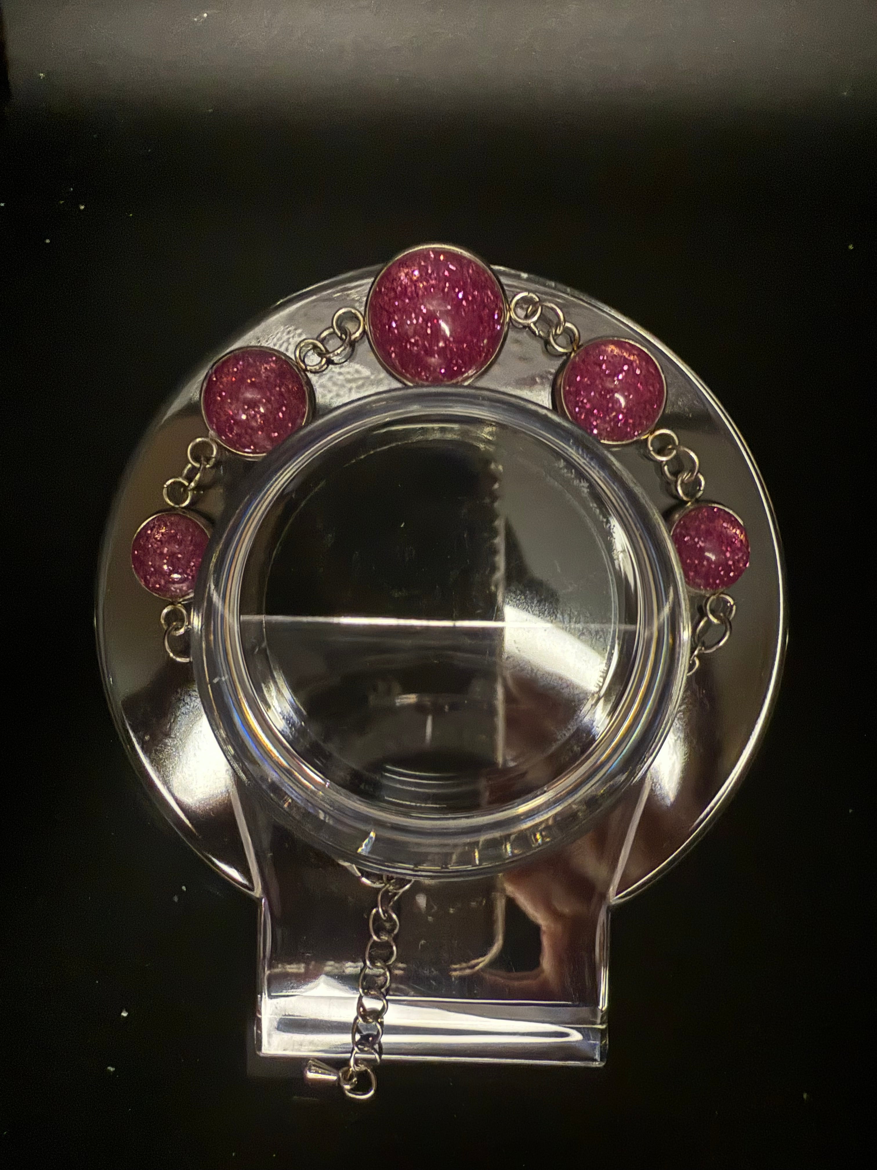 5 Resin Cabochon Bracelet