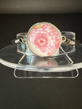 Pretty Pink Flower Bracelet